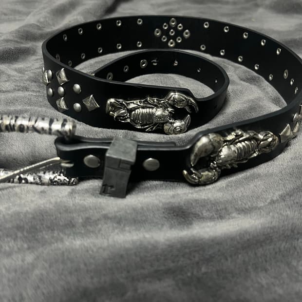 Metal Scorpion opium Belt