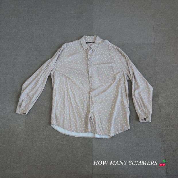 ​니코앤드(niko and) 유니크 패턴 레이온 100% 셔츠 L 일본판