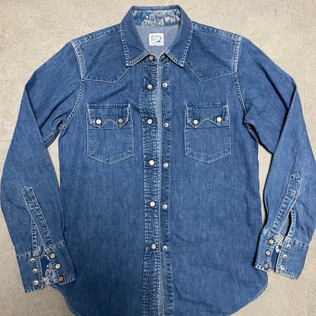 Orslow 오어슬로우 웨스턴 데님 셔츠