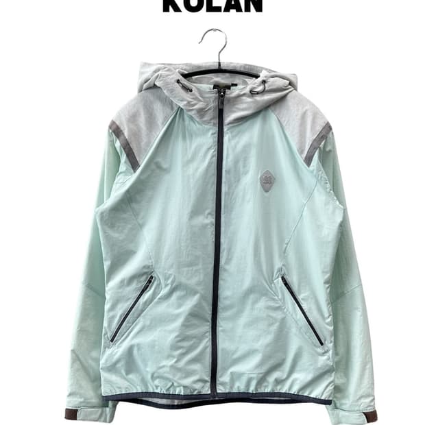 (95) 코오롱스포츠 우먼스 우븐 집업 자켓 민트