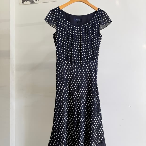 ROPE (Made in Japan) 도트 롱원피스