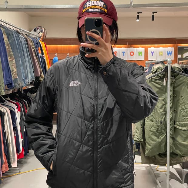 노스페이스 경량 패딩 자켓  