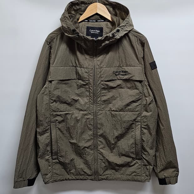 캘빈클라인 퍼포먼스 후드 바람막이 자켓 L