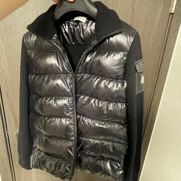 몽클레어 니트패딩 M