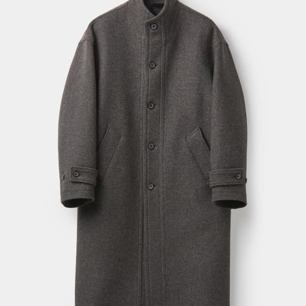 쿠어 캐시미어블랜드 코트(신더그레이)