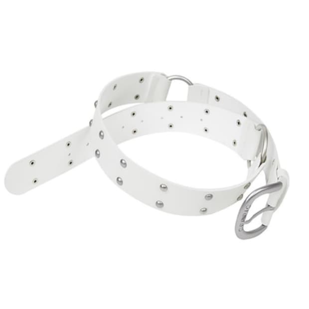 세릭 two ring rivet white 벨트 화이트