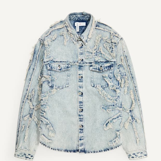 H&M 글렌마틴스 데님셔츠 XS