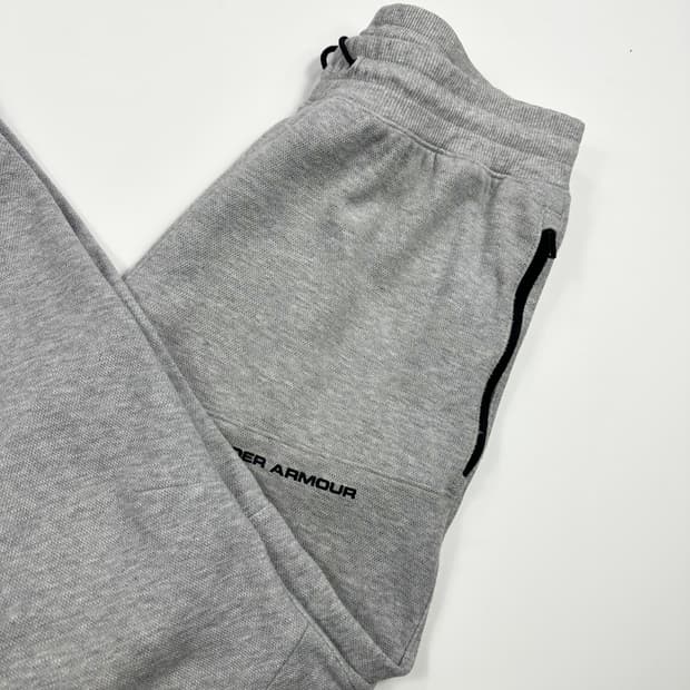 언더아머 로고 트레이닝 그레이 조거팬츠 (L)