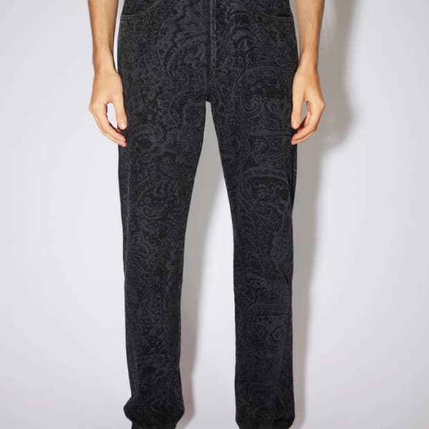 아크네스튜디오 페이즐리 흑청 데님 31