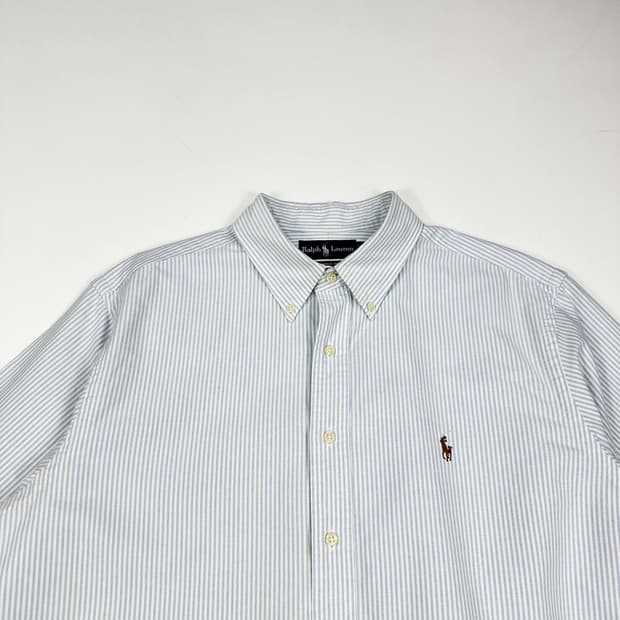 폴로 랄프로렌 포니 클래식핏 옥스포드 스트라이프셔츠 (실측 XXL)
