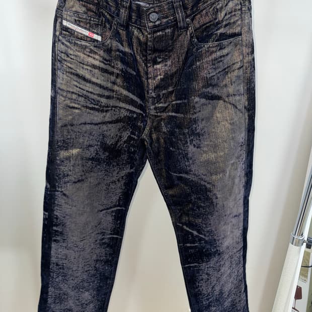 W32) 디젤 벨벳 데님 팬츠