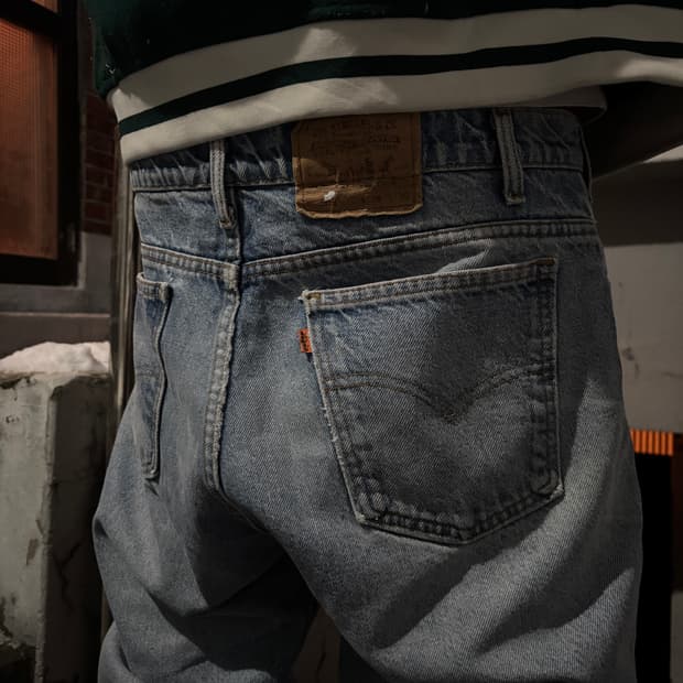 90s 리바이스 505 오렌지탭 데님팬츠