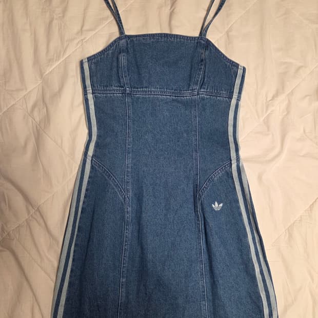 (백화점 정품)아디다스 데님 원피스 M