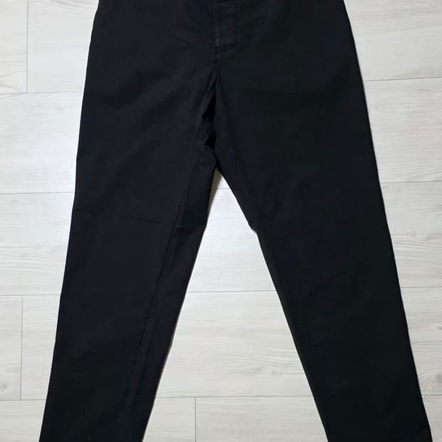 트렌짓 블랙 코튼펜츠  xs(30)