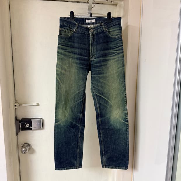 아르마니 익스체인지 클래식 핏 데님 팬츠 W30