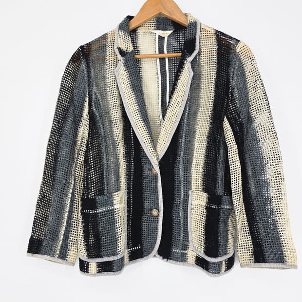 일본 빈티지 클래식 니트 자켓