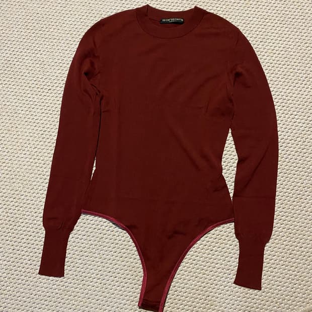 알라이아 울 바디수트 36사이즈