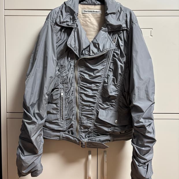 더오픈프로덕트 셔링 라이더 자켓
