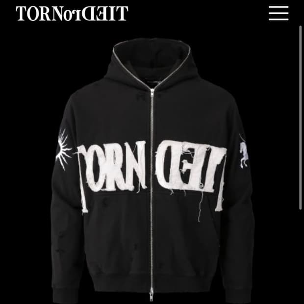 Tornortied 후드집업