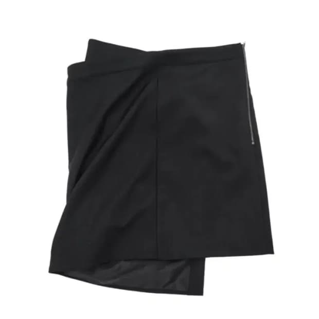 [Eonts] garden classic wrap skirt black