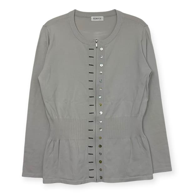 Fenice 빈티지 버튼 집업 가디건