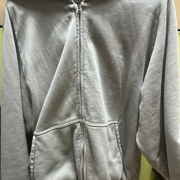 이지x갭  후드집업 그레이 M