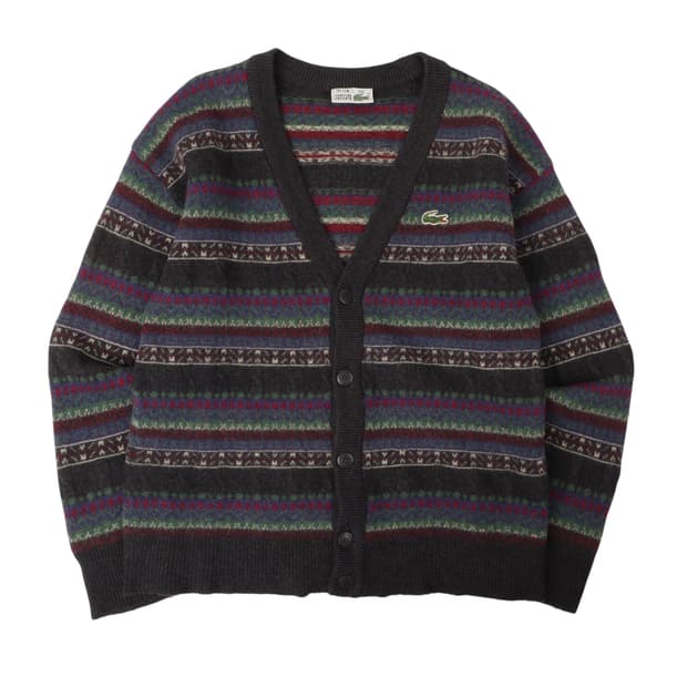 라코스테 페어아일 울 가디건