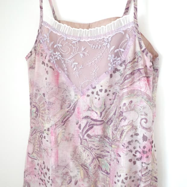 wndress 빈티지 쉬폰 드레스