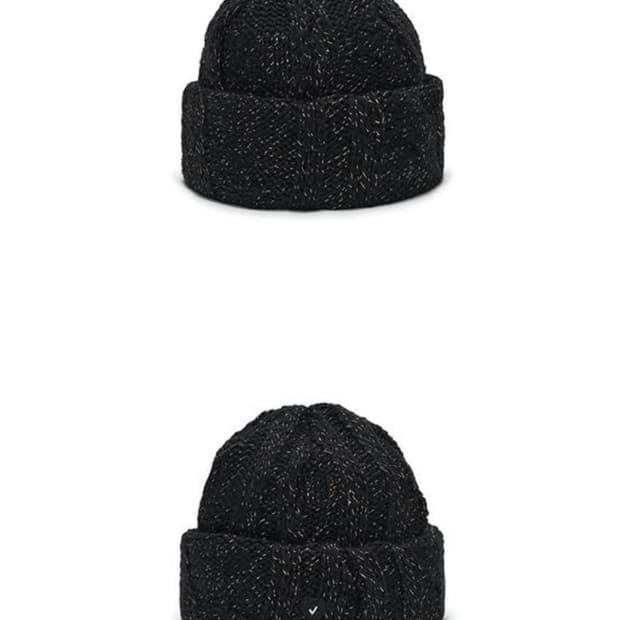 awesome needs sugarloaf hat_knit black