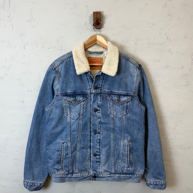 리바이스 데님 쉐르파 트러커 자켓
