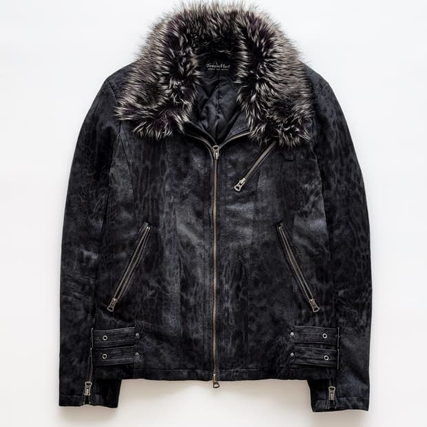 Tornado Mart 00s Black Leopard Jacket