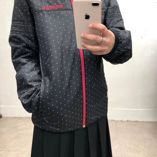 아디다스 도트 경량 패딩 자켓