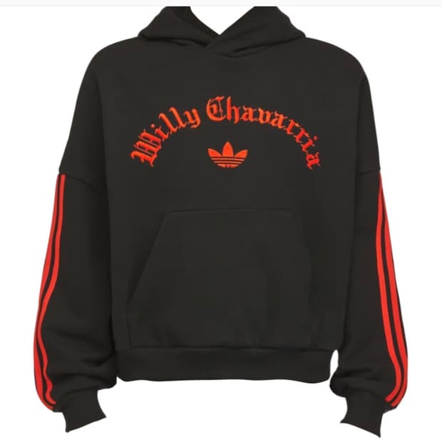 (L) 아디다스 x 윌리차바리아 헤비웨이트 후드 블랙 KR