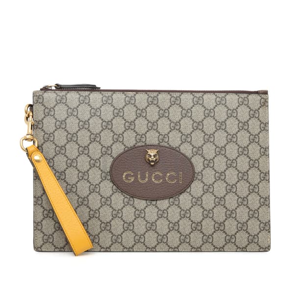 구찌 네오 빈티지 GG 수프림 클러치 파우치 473956