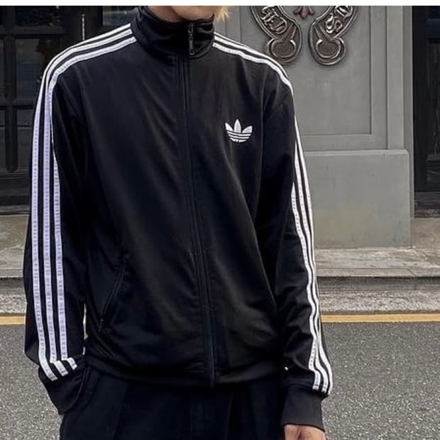 아디다스 파이어버드트랙탑 저지검흰110