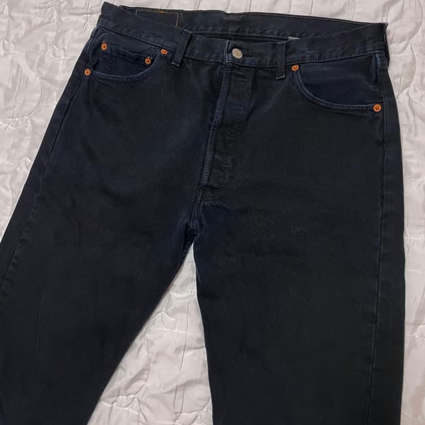 리바이스 90s uk 501 블랙