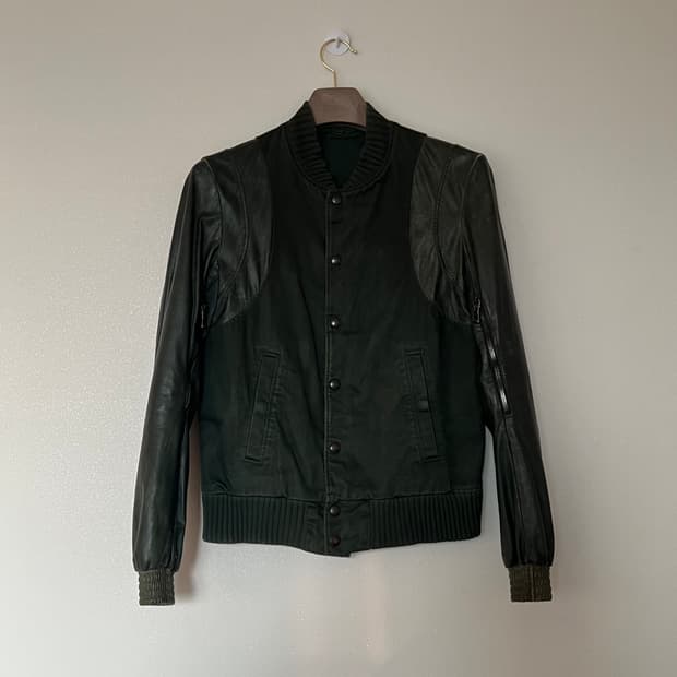 Balmain SS11  Calf Leather Teddy Jacket