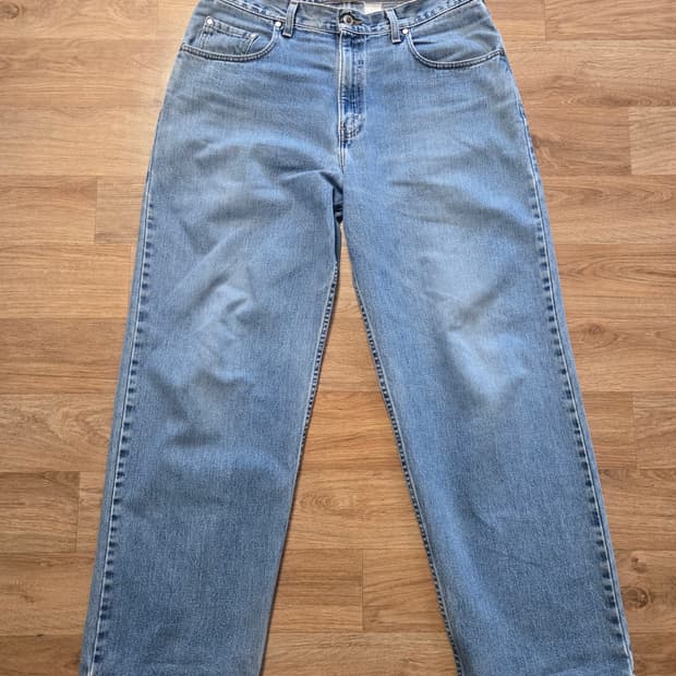 90s 리바이스 실버탭 USA MADE 루즈 와이드 레그