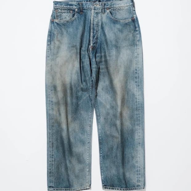 [38] 아프레쎄 NO 37 워시드 와이드 데님