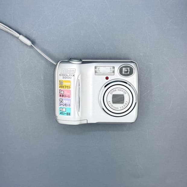 사쿠라’s픽!) 니콘 쿨픽스 2200 디카 빈티지 캠코더 /캐논