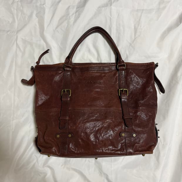 [OS] Monsac 몽삭 가죽 토트백