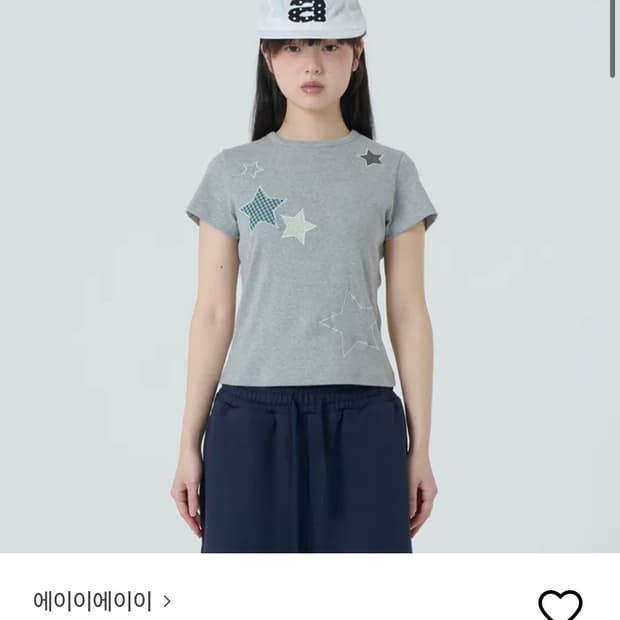 aeae , CHECK STAR TEE 팝니다