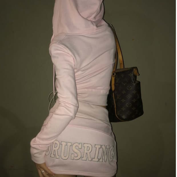 (구해요) 포어링 베베 카고 트레이닝 셋업 핑크