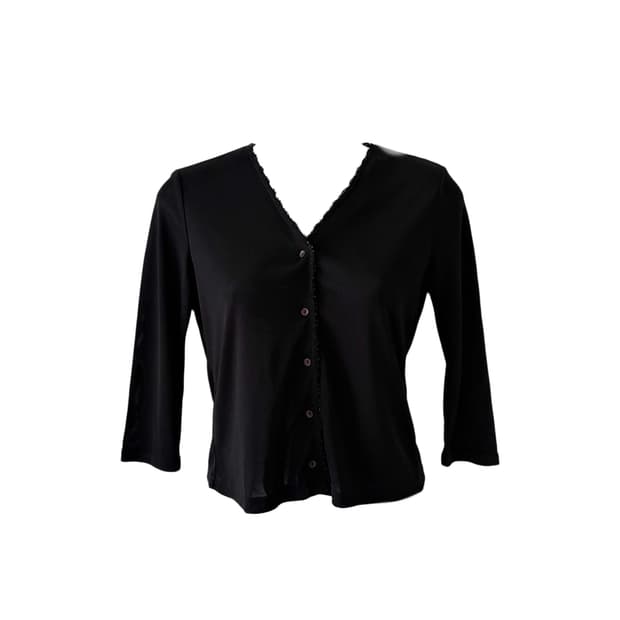 beaded v-neck cardigan