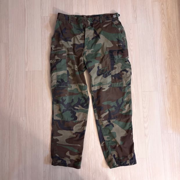 vintage woodland 카모팬츠