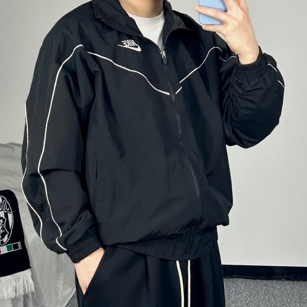 나이키 원라인 올드스쿨 바람막이 L 