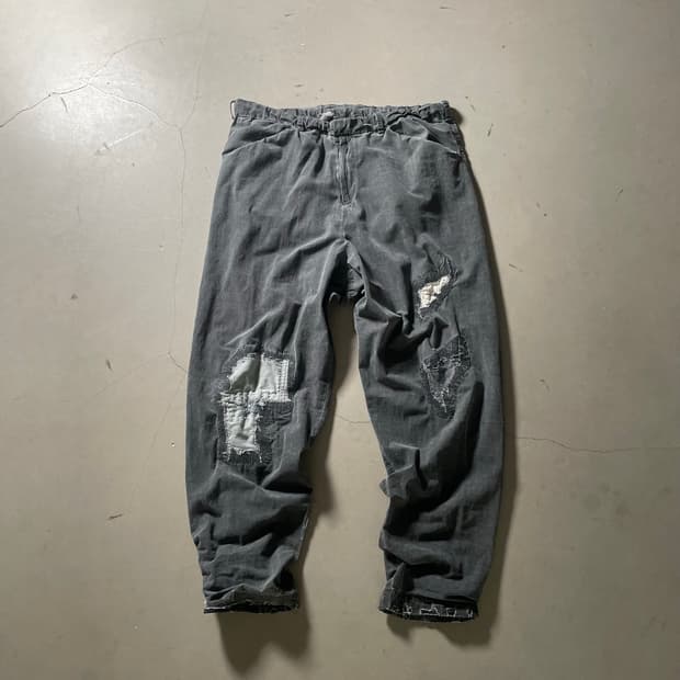 KZ ATELIER Reworkeds Washed Patchwork