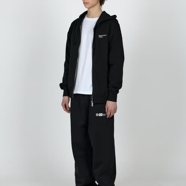 플라스틱 프로덕트 MPa HOOD ZIP UP (BLACK)