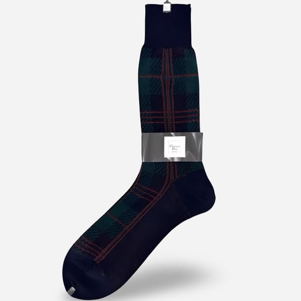 Christian Dior  Check Pattern Soks