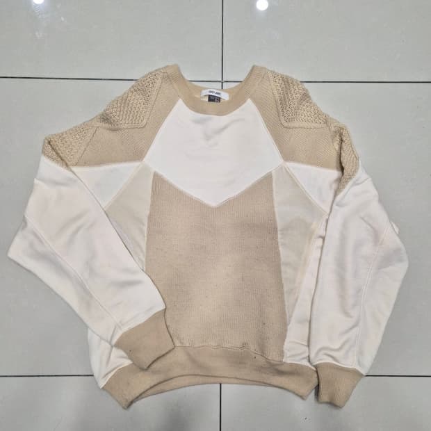 쥬시쥬디 배색니트